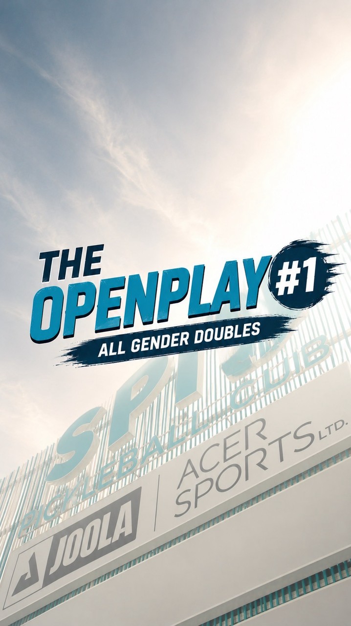 🔥 THE OPEN PLAY #1 — ALL GENDER DOUBLES 🔥