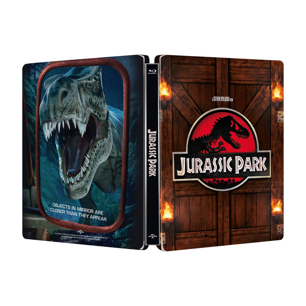 侏羅紀公園 限量進口單碟空鐵盒 Jurassic Park STEELBOOK ( NO DISC )
