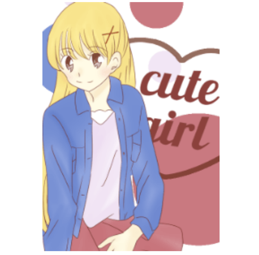 cute girl autumnal tints