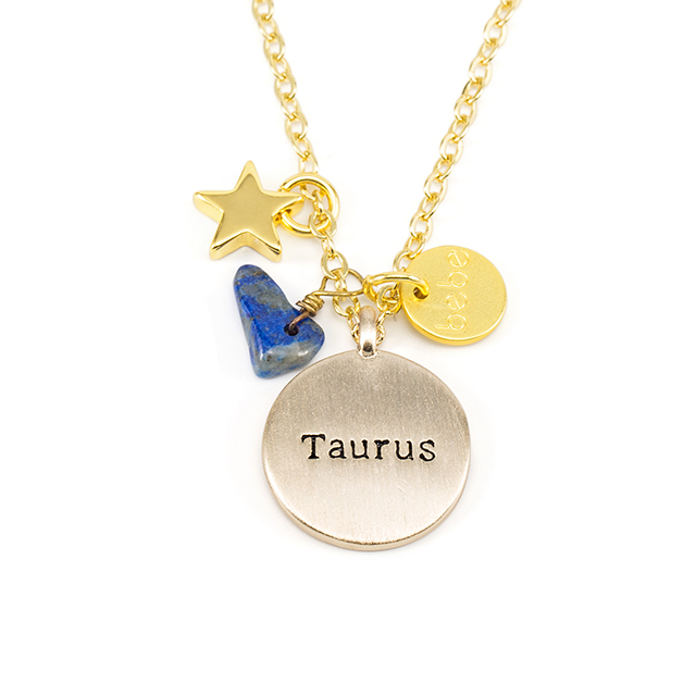 彩糖貝貝 青金石 星座項鍊5月金牛座項鍊 Taurus