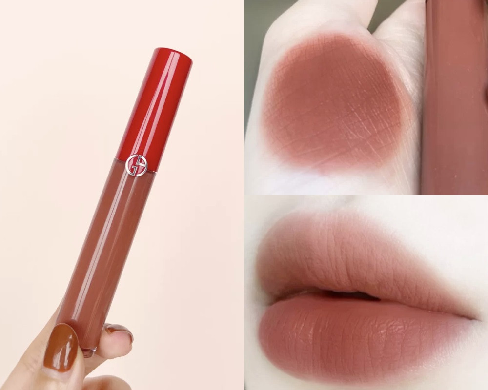 奶茶裸粉色唇膏推薦4：Giorgio Armani 奢華絲絨訂製唇萃-亞曼尼復古玫瑰系列（#102），NT.1280