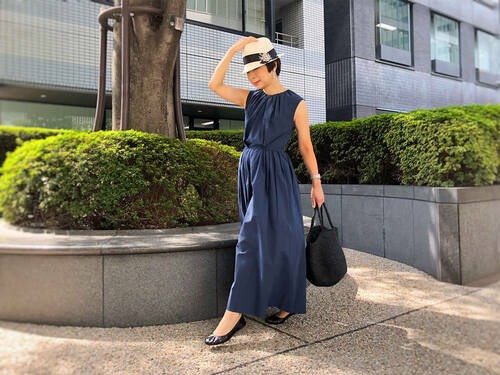 身長152 の着こなし 暑い日こそマキシワンピで 涼しげ着映えを実現 Preciousnews Line News