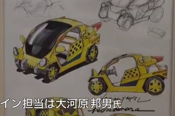 外觀來自鋼彈機械設定師 大河原邦男 親手設計，這是最接近動漫的可變形電動車