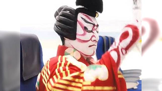 全日空玩創意推 歌舞伎版 機上安全影片 Tvbs Line Today