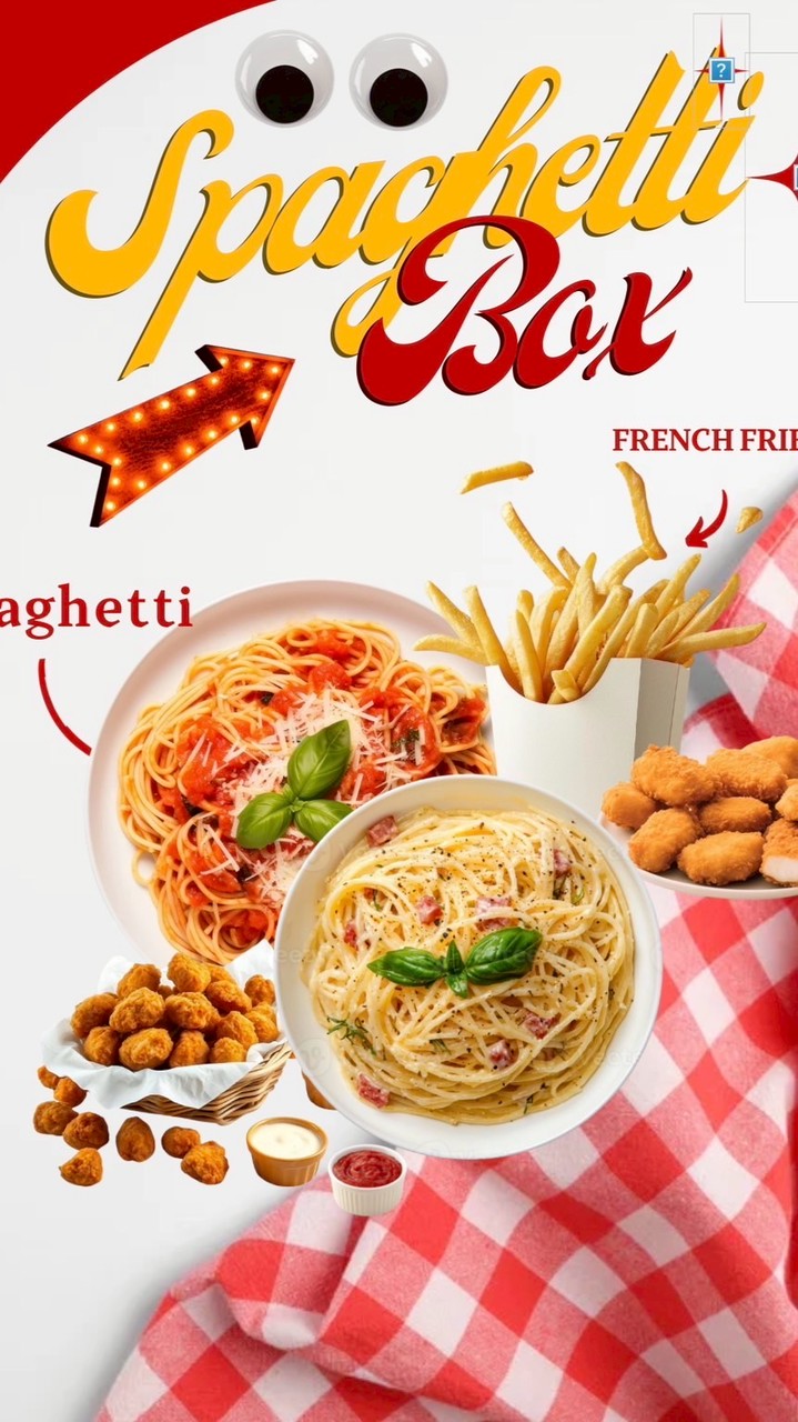 Spaghetti box 🍝🍟