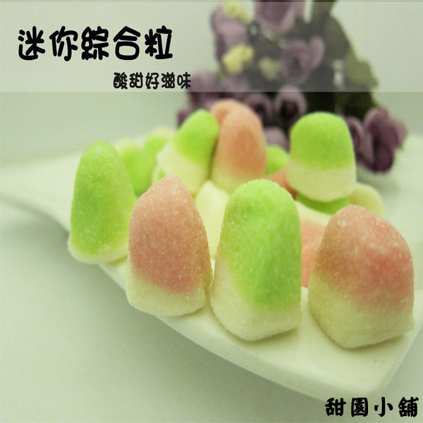 迷你綜合水果粒軟糖 (400g) 甜園小舖
