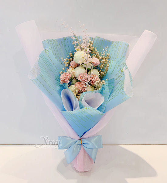 節慶王【Y040019】1499乾燥花束組-A，不凋花/手作素材/婚禮小物/乾燥花/情人花束/情人節禮物