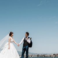 拓摩＆千咲季wedding photo共有