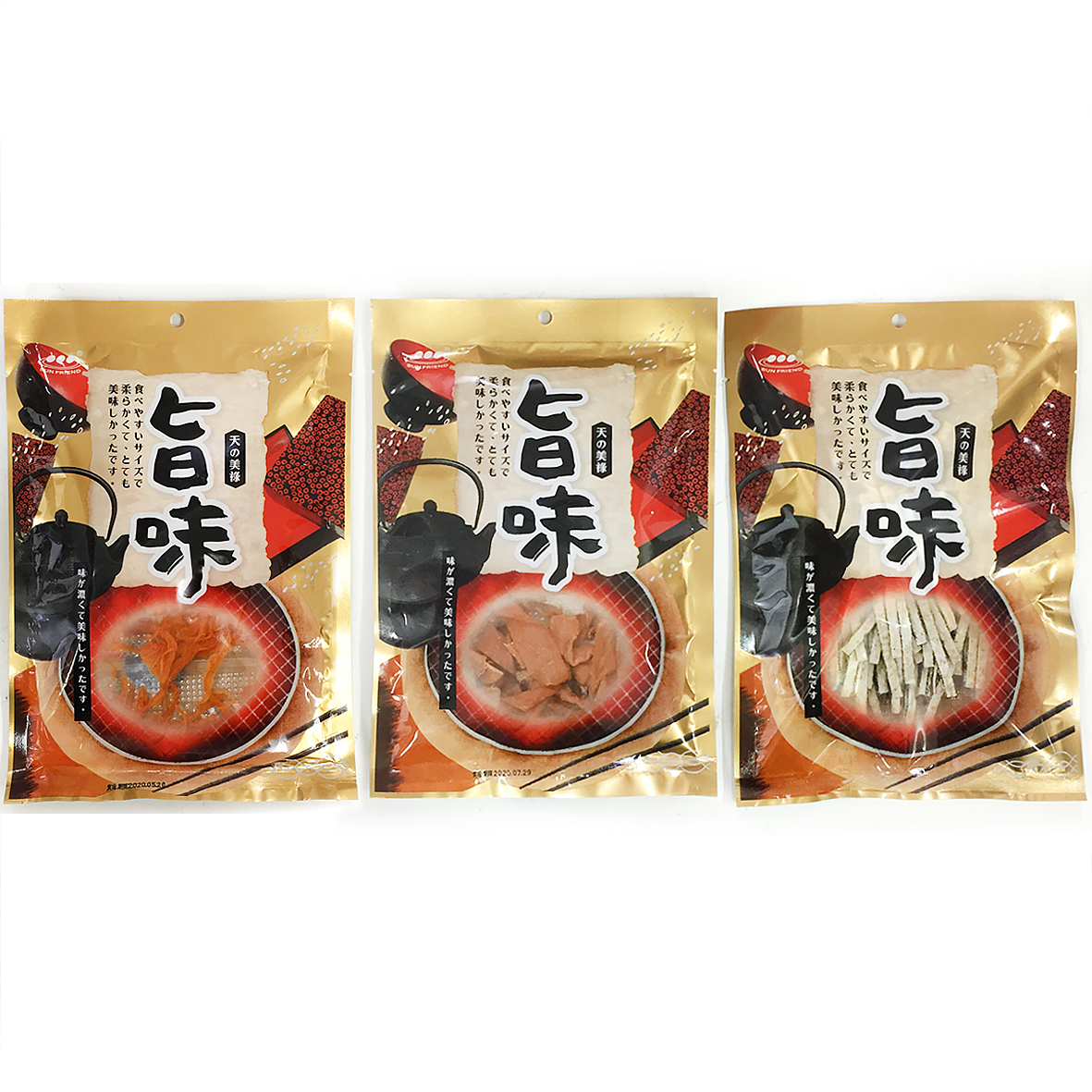 上友 旨味 - 韓式泡菜魷魚絲/章魚小片/芝麻鱈魚絲