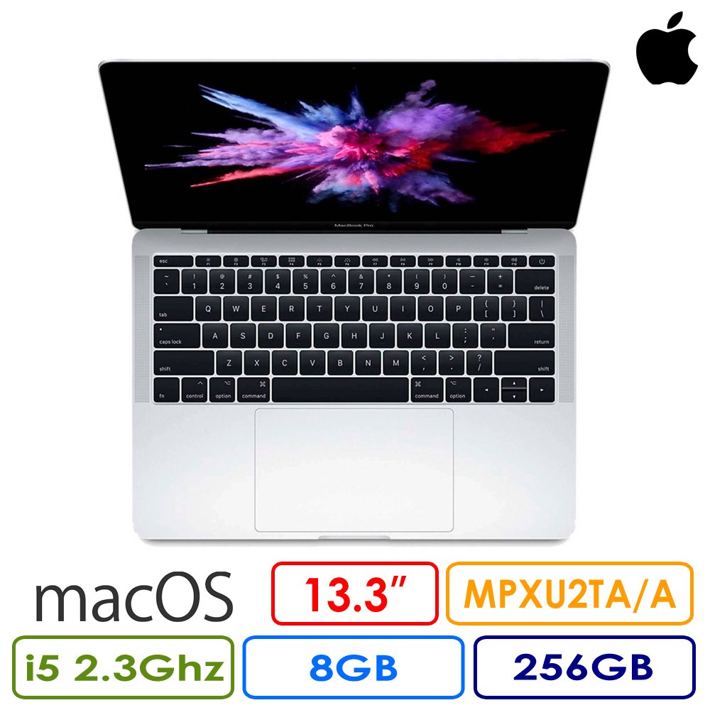 ◆快速到貨◆Apple MacBook Pro 13.3吋 256GB 筆電 銀-(MPXU2TA/A)