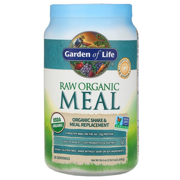 Garden of Life RAW 有機膳食 奶昔和代餐粉