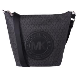 ◎簡約都會的設計款|◎熱銷經典斜背包|◎收納方便品牌:MichaelKors/MK品牌定位:國際精品背法:斜背/側背包款:水桶包顏色:黑色系,灰色系外層材質:防刮牛皮/十字紋開口方式:拉鍊式尺寸-長X