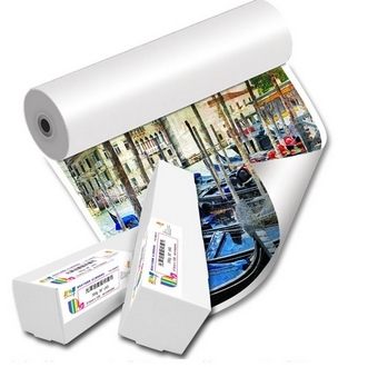 彩之舞 HY-R3536VG 光澤海報藝術油畫畫布-防水 350g 36 (914mm)x12M(A0) - 1捲/箱