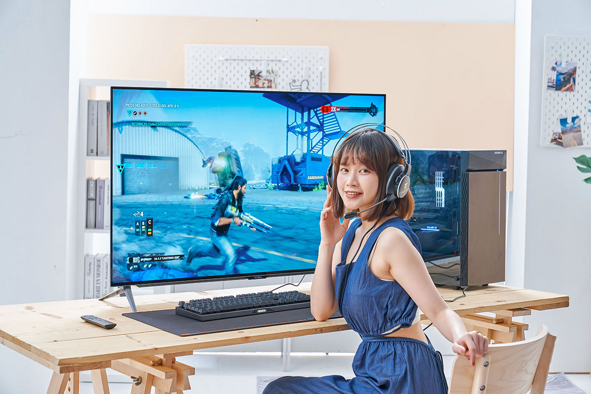 4K 超高解析度加上 120Hz 畫面更新率，以及 1ms 反應時間的規格，使得 FO48U 在遊戲過程中，可以確保絕大多數移動影像都有足夠的清晰度。