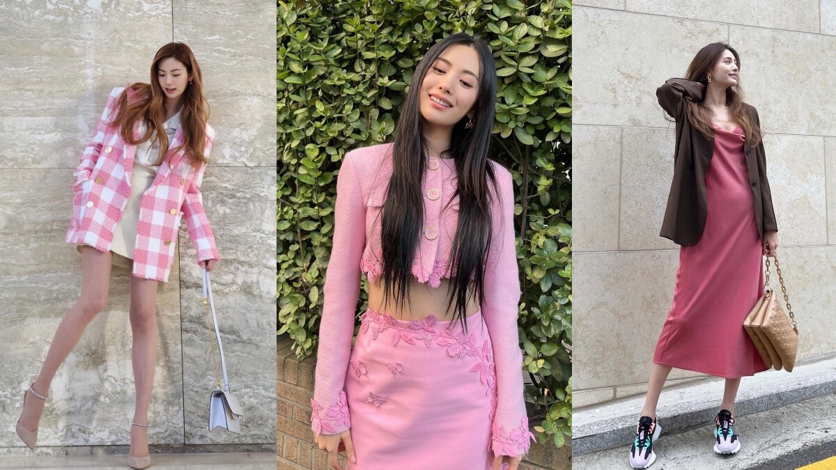 《假面女郎》Nana林珍娜私服穿搭2:Barbiecore芭比粉風