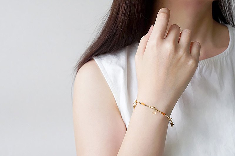 【FICELLE】愛情蔓延黃水晶手鍊