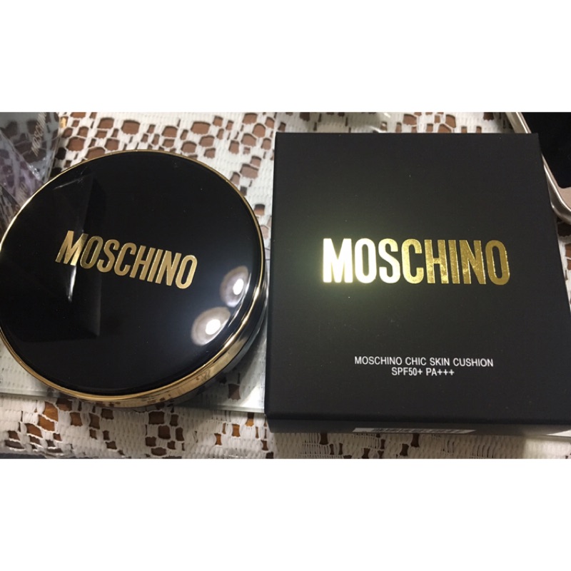 韓國TONYMOLY x MOSCHINO經典黑金版氣墊粉底補充包