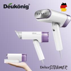 ◎AI結合高效能網刷讓熨燙與清潔工作無往不利|◎人因功學摺疊握把設計攜帶與收納都方便|◎微型八缸高溫高壓噴射式設計蒸汽瞬間大量噴發商品名稱:德京極致美學智慧型多功能清潔整燙機迷霧紫經典款品牌:Deuk