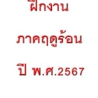 ฝึกงานภาคฤดูร้อน 2567