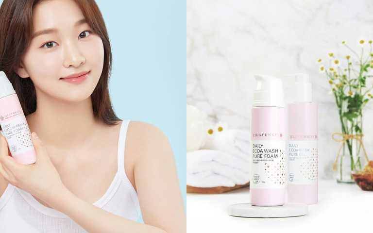 JGY質更益然草本私密清潔凝膠、天然草本私密清潔泡沫，給私密肌膚24小時整的保護。JGY質更益純粹植感私密清潔泡沫150g /凝膠200ml/ 999元(圖/jilgyungyi.official IG)