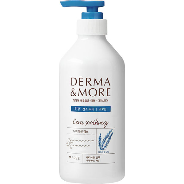 可瑞絲DERMA&MORE分子釘舒敏止癢洗髮精600ml