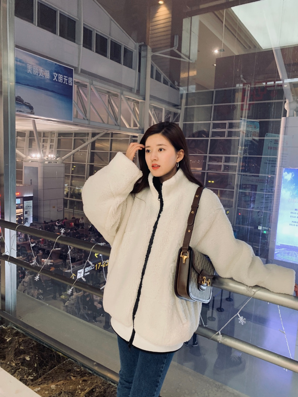 Gucci 1955馬銜扣肩揹袋，NT.75900