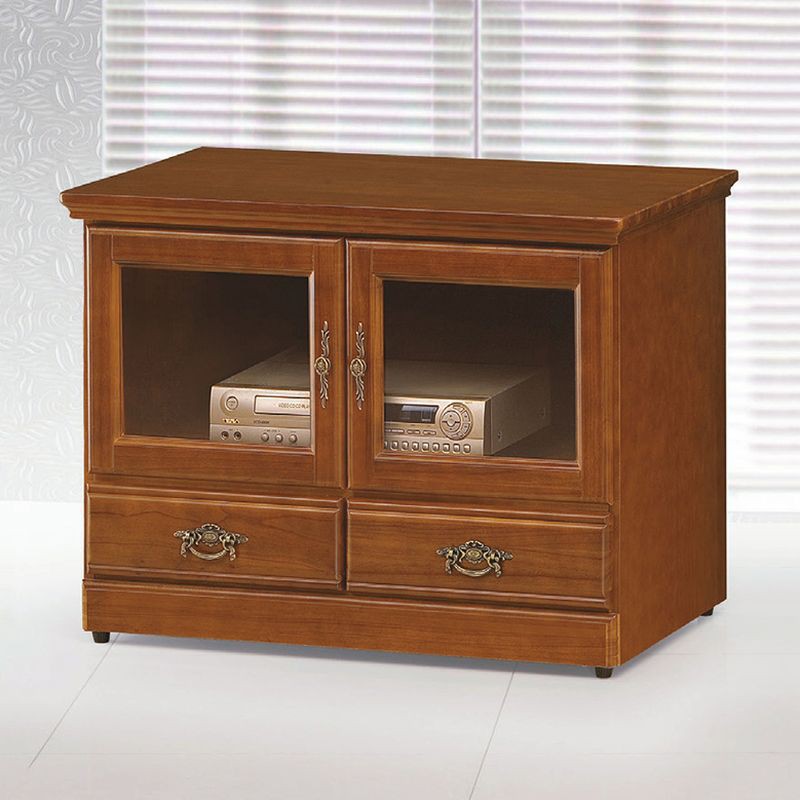 【RA729-8】 和風樟木3尺電視櫃 87.7×深50.2×高66公分 $3,245 【商品規格】＊正面實木側板木心板＊抽底實木抽屜鐵滑軌【是否需要組裝】＊需簡易組裝◎品築家具精心為您的起居環境營造