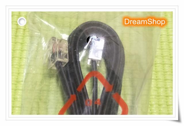 【DreamShop】原廠 RJ11電話變換延長線.連接線(電話至電話/傳真與接線盒之間的延長線 )