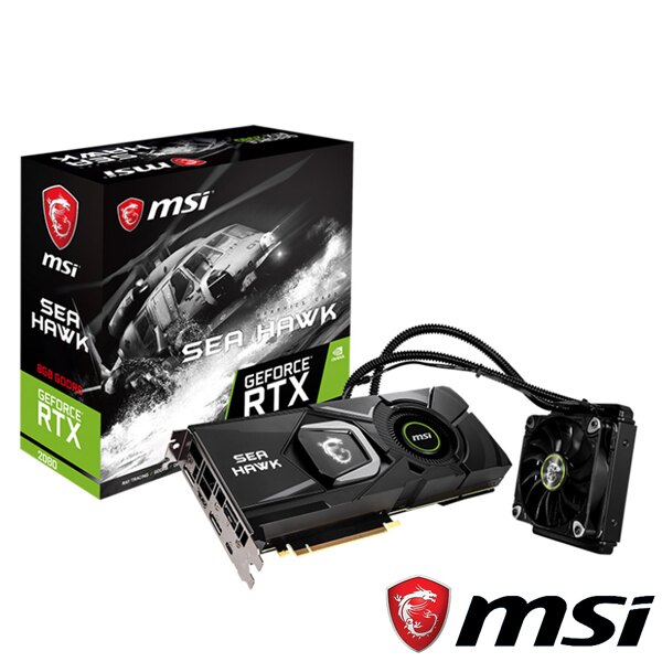 msi 微星 GeForce RTX 2080 SEA HAWK X 顯示卡