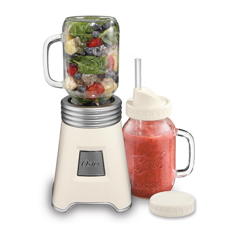 【1機2杯優惠組】Ball Mason Jar隨鮮瓶果汁機(白)+隨鮮瓶替杯 隨鮮瓶替杯組(白)