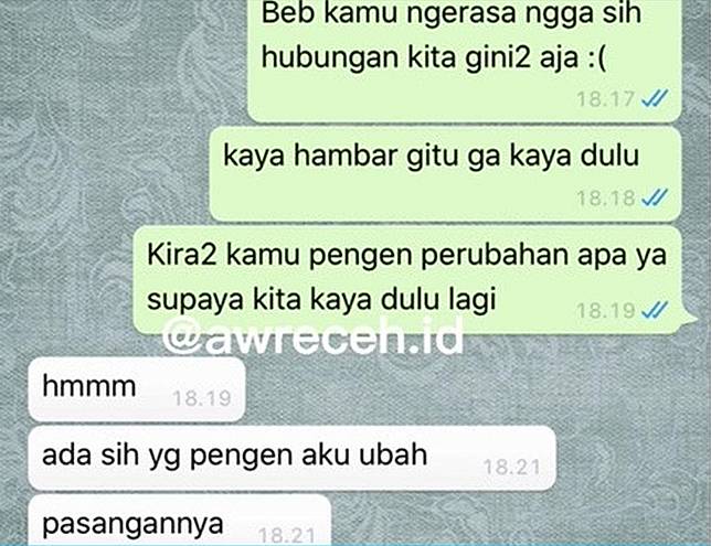 Prank text pacar pake lagu putus