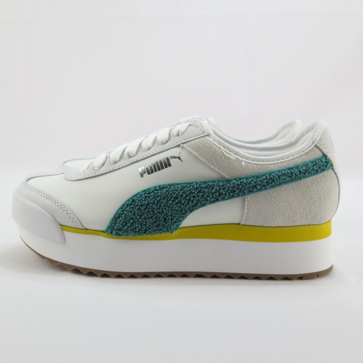PUMA ROMA AMOR HERITAGE WNS休閒鞋 37094704 女款 黃綠【iSport愛運動】