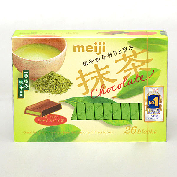 牛濃郁抹茶與芳醇不膩牛奶完美結合 嚴選一番摘茶葉製成高品質抹茶粉 一口一片，輕鬆享有巧克力的美味