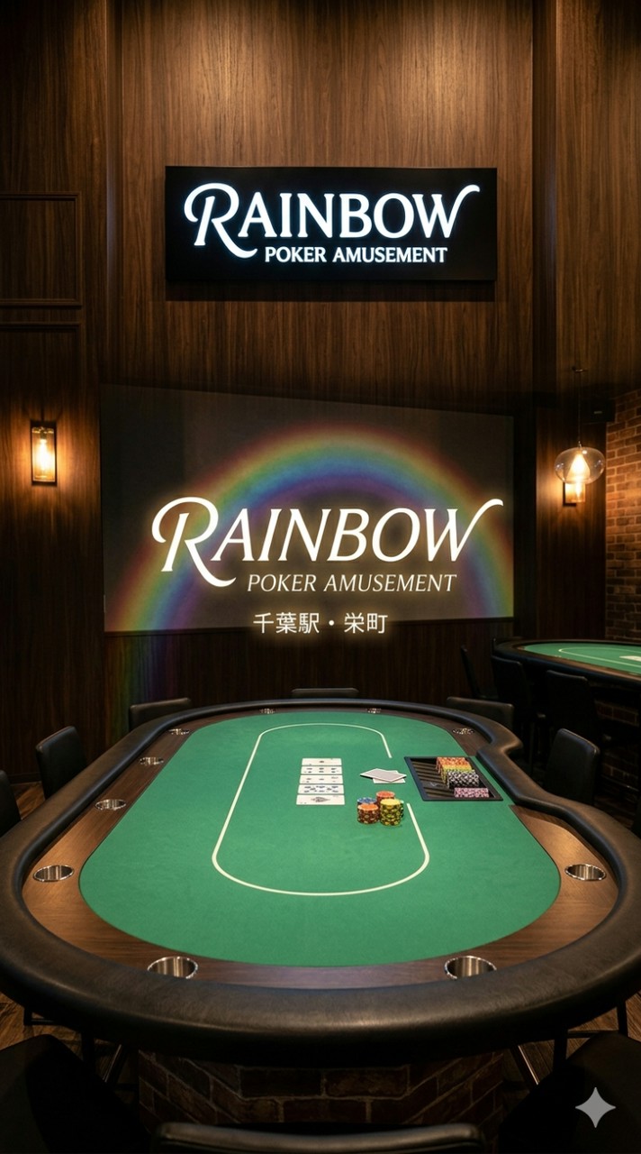 ​🌈 レインボー｜千葉栄町アミューズポーカー稼働情報🃏✨