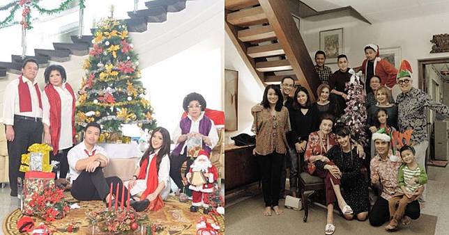 12 Potret perayaan Natal selebriti Tanah Air, penuh sukacita
