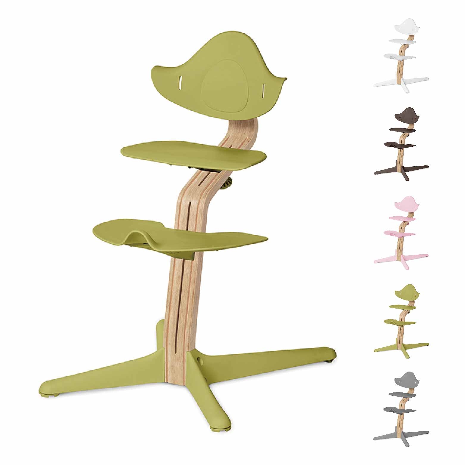 丹麥 Nomi 多階段成長椅(橡木)(多款可選)商品特色: 丹麥設計，歐洲製造無段式調整座椅及腳踏板，配合孩子成長階段變化適用家中各高度桌面，機動性高承重最高150公斤，耐久實用
