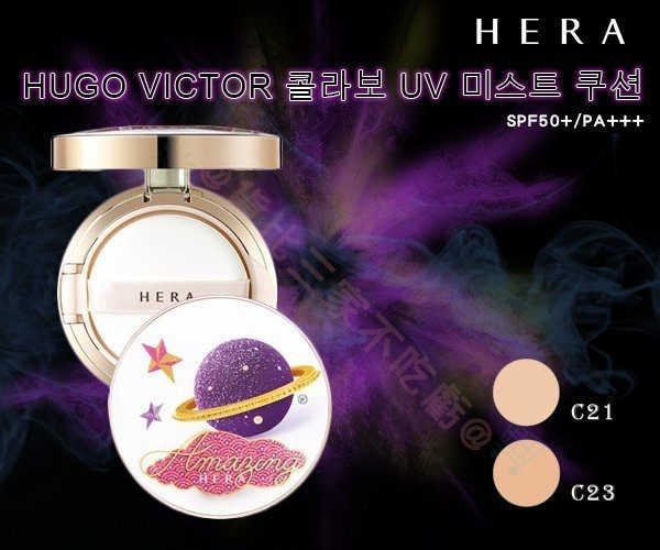 HERA 聯名款 夢幻星球氣墊粉餅 IOPE 雪花秀 innisfree April skin