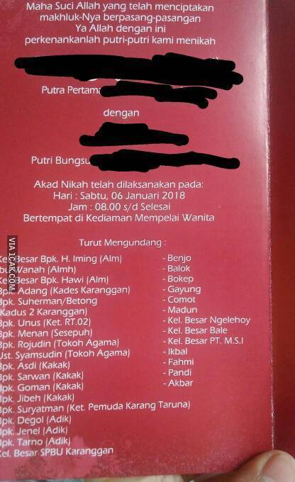 68+ Contoh Undangan Nikah Turut Mengundang HD Terbaru