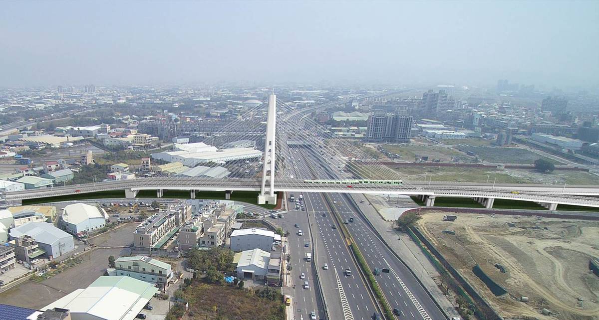 中科路銜接水湳園區40m 11號道路工程豎琴般斜張橋將成新地標 勁報 Line Today