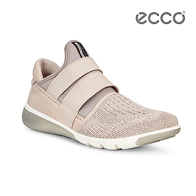 ECCO INTRINSIC 2 3D針織運動時尚休閒鞋-裸色