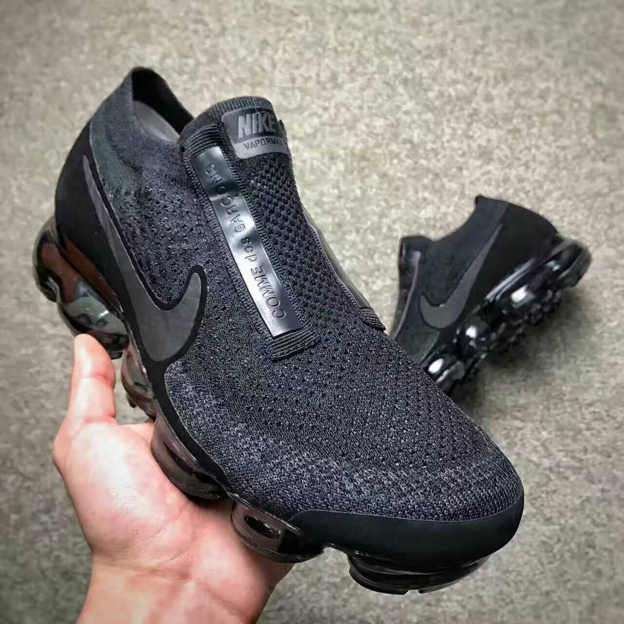 CDG x Nike Lab Air VaporMax 超級聯名 蒸汽全掌大氣墊慢跑鞋 無系帶款 情侶款