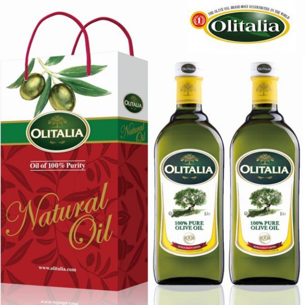 【奧利塔】純橄欖油1Lx2瓶 禮盒組