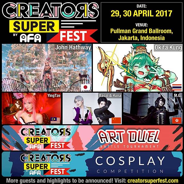 Inilah 6 Alasan Kenapa Kamu Harus Mengunjungi Creators Super Fest di Jakarta!