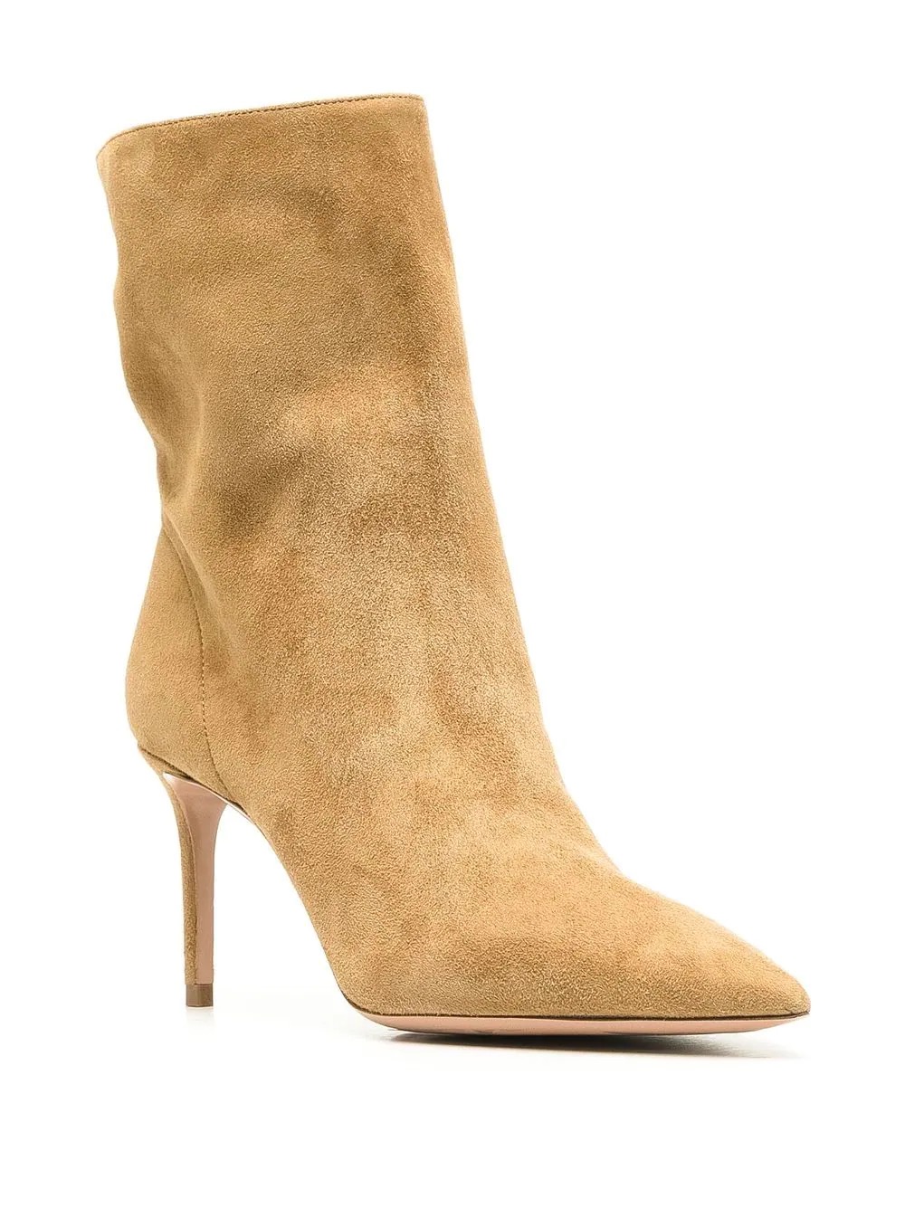 Aquazzura pointed-toe 85mm suede ankle boots