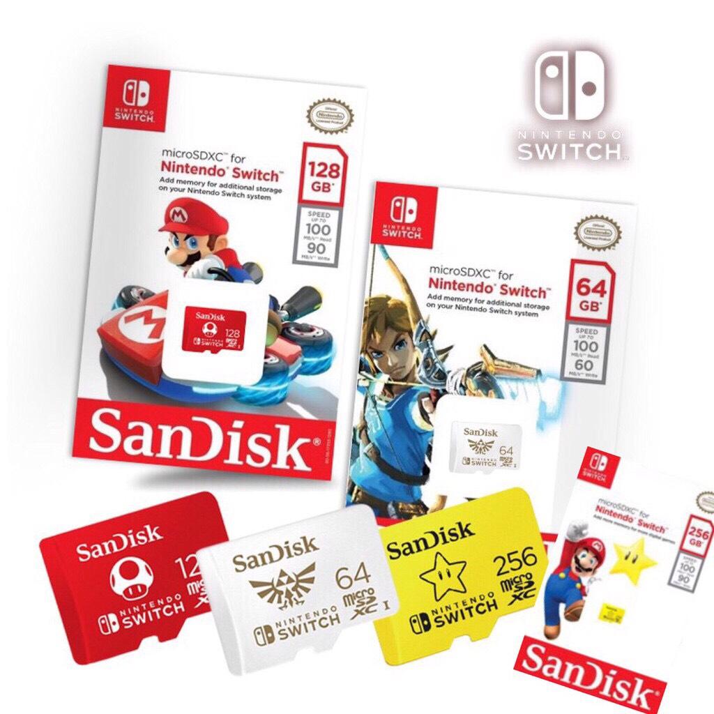 24H出貨【SanDisk高速記憶卡】Switch microSD 高速記憶卡 64GB 128GB 256GB 增你強