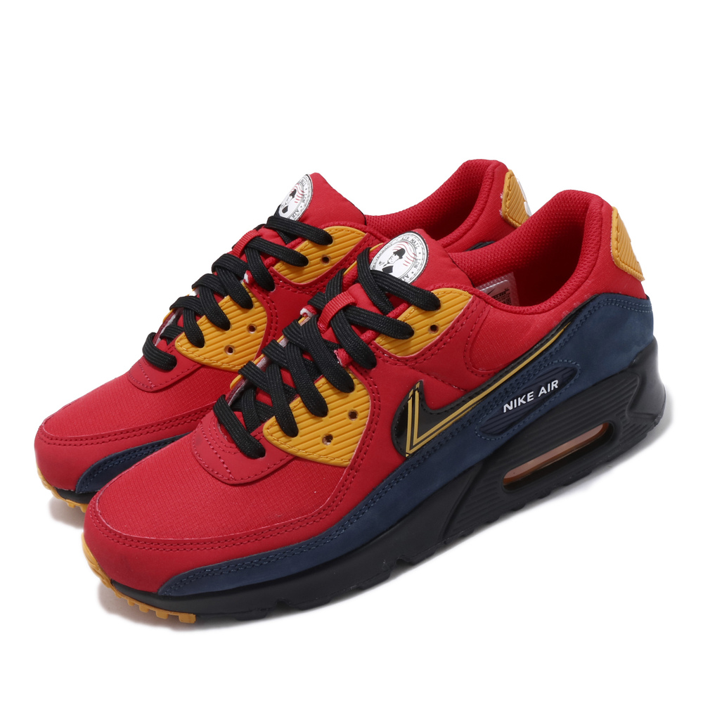 流行休閒鞋品牌:NIKE型號:CJ1794-600品名:Air Max 90配色:紅色,黑色