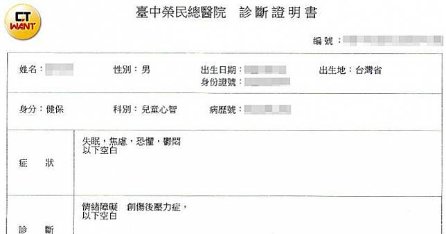 【西苑虐生4】洗澡關門就大聲呼救　膝蓋甚至跪出厚繭