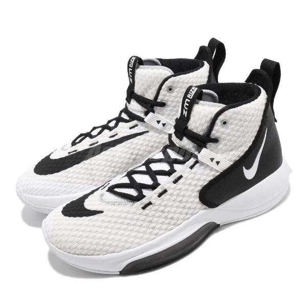 Nike 籃球鞋 Zoom Rize Team 白 黑 男鞋 運動鞋 【PUMP306】 BQ5468-100