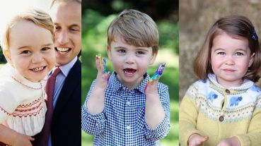 英國皇室路易小王子生日快樂！威廉與凱特3個寶貝2歲照片特輯