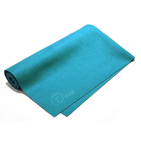 Taimat 瑜珈舖巾 純色超細纖維布毛巾 - 藍色
